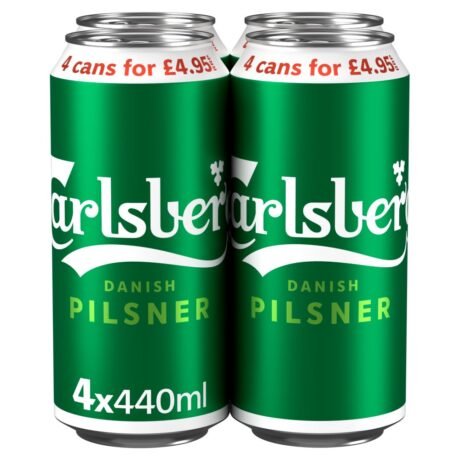 Carlsberg danish pilsner 4*440 ML
