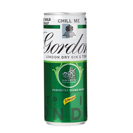 Gordons London dry gin&tonic 250 ML