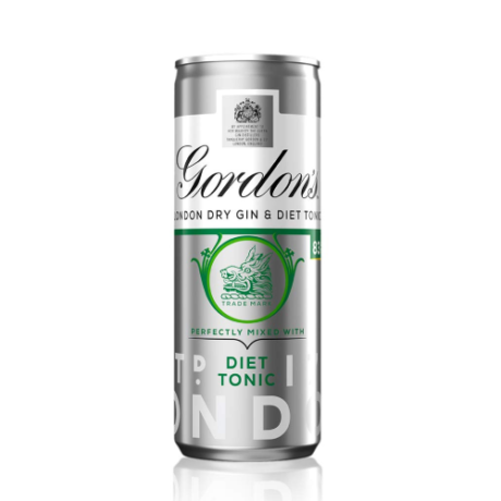 Gordons gin&diet tonic 250 ML