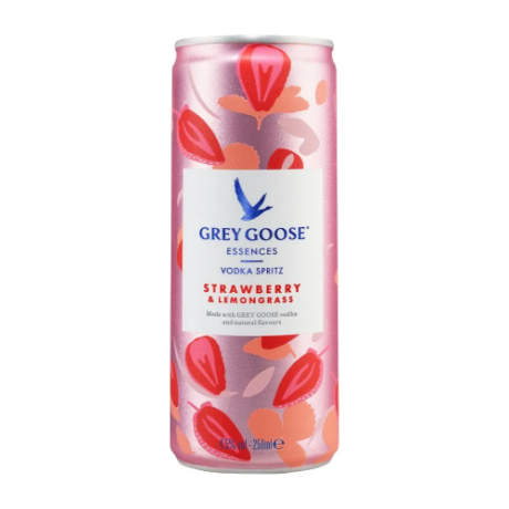 Grey goose strawberry & lemongrass 250 ML