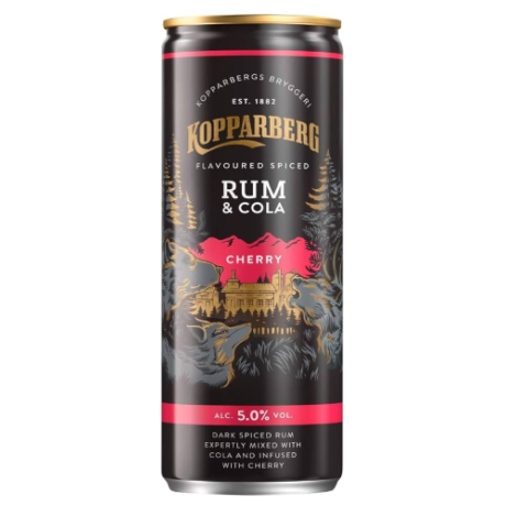 Kopparberg cherry rum&cola 250 ML
