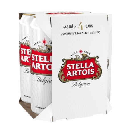 Stella artois 4*440 ML