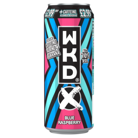 Wkd blue raspberry 500 ML