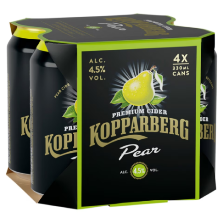 Kopparberg pear 4*330 ML