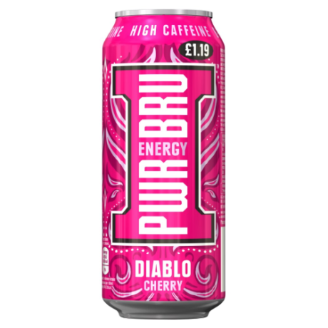 Pwr bru diablo cherry 500ml