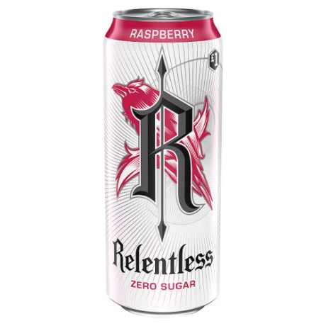 Relentless energy raspberry zero sugar 500ml
