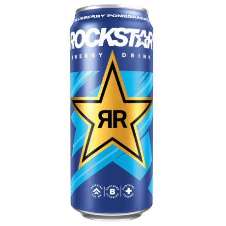 rock star energy blueberry pomegranate 500ml