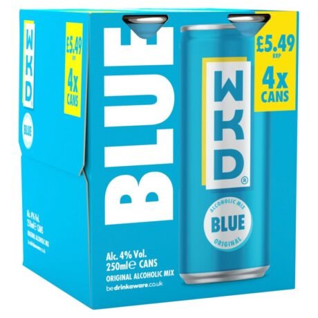 Wkd Blue 4×250ml